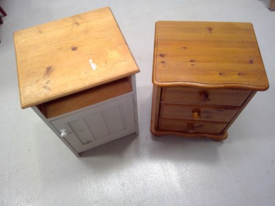 Lot 78 - Pine Bedside Drawers and a Pot Cupboard. The...