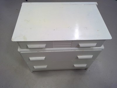 Lot 77 - A Painted Mid-century Chest of Drawers. The...