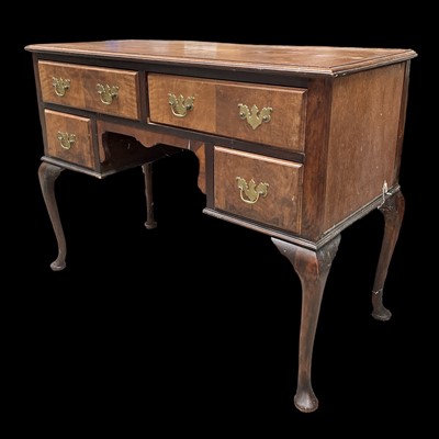 Lot 13 - An Antique Writing Desk. In Mahogany with...