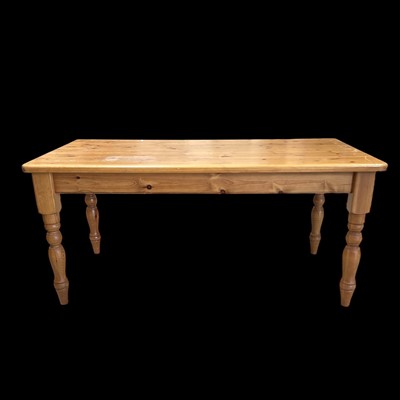 Lot 12 - A Pine Table. The Table measures 77cm tall,...