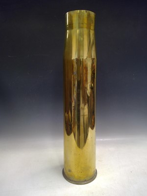 Lot 14 - A 4.5" Naval, Brass Practice Shell Case. The...