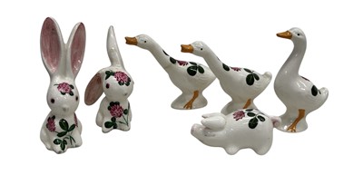 Lot 84 - Plichta Pottery porcelain animals, comprising...