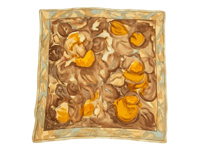 Lot 363 - A 1950s Pierre Balmain silk scarf.