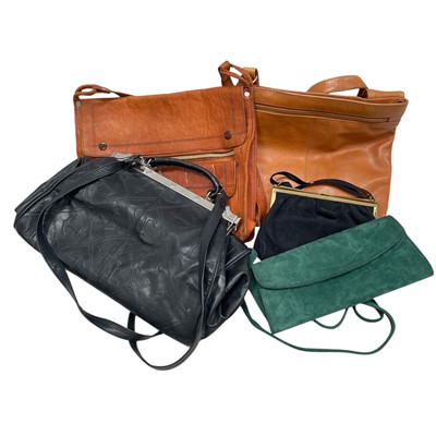 Lot 115 - Five assorted Handbags and purses.