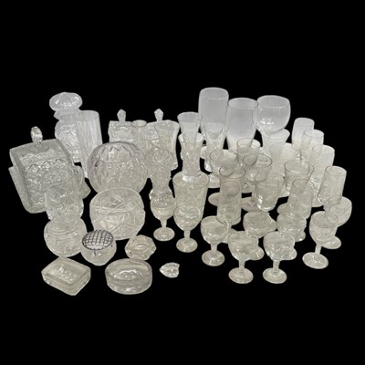 Lot 121 - A collection of Cut and Pressed Glass....