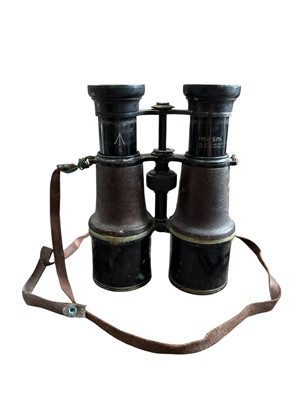 Lot 124 - A pair of British WWI MKV SPL 55050 binoculars,...