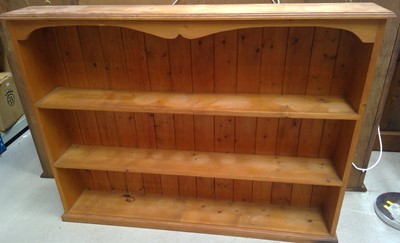 Lot 131 - A Pine Shelf Unit. The measurements are 94cm...