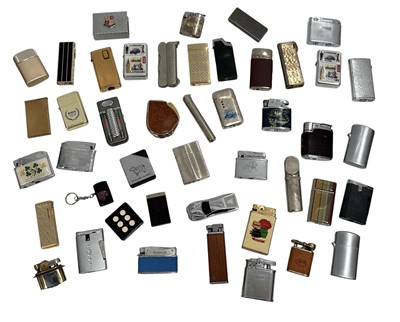 Lot 146 - A collection of vintage cigarette lighters.