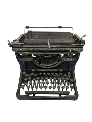 Lot 179 - An Underwood typewriter.