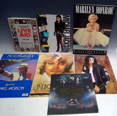 Lot 182 - A Harry Potter Programme, a Live Aid Book, a...