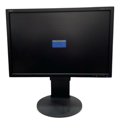 Lot 183 - An NEC MultiSync 24" Monitor on a revolving...