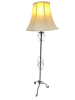 Lot 196 - A Wrought-iron Standard Lamp in working order....