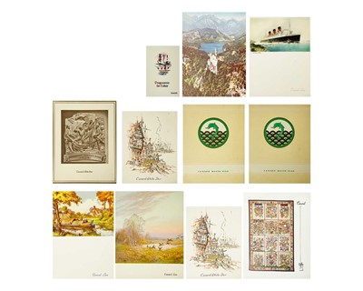 Lot 53 - White Star. Cunard Line, an assortment of RMS...