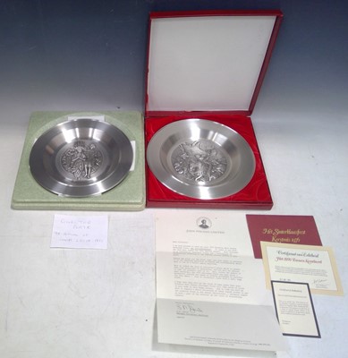 Lot 49 - Two Franklin Mint 1970s Pewter Collectors...