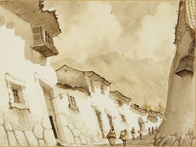 Lot 291 - Trekking Through a Village in The Himalayas