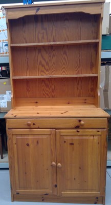 Lot 37 - A Pine Dresser. The Dresser is 182cm tall,...