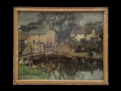 Lot 93 - Stanhope Forbes (1857-1947), 'Village...
