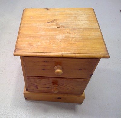 Lot 43 - A Pine Chest of Drawers. 57cm tall, 47cm wide...