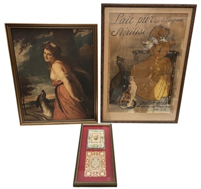 Lot 112 - A vintage French advertisement poster, framed...