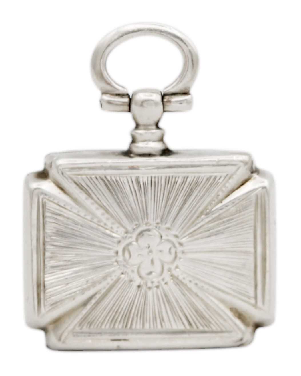 Lot 221 - A rare early Victorian silver vinaigrette fob in the form of a cross by Joseph Willmore.