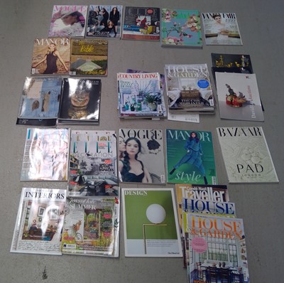 Lot 130 - Fashion and Decorating Magazines, Vogue, Manor,...