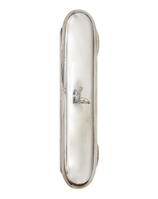 Lot 220 - An Edwardian silver single cigar case by Deakin & Francis.