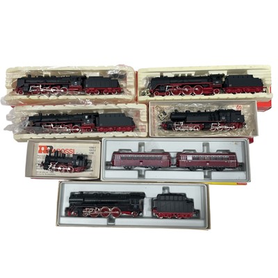 Lot 18 - Seven H0/00 model Locomotives by Rivarossi and...