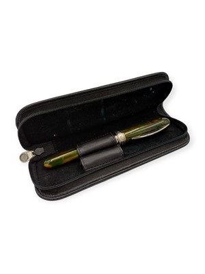 Lot 196 - VISCONTI VAN GOGH COLLECTION 14k white gold nib fountain pen.