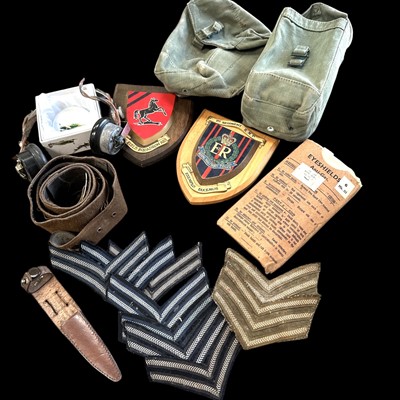 Lot 153 - A selection of military collectables.