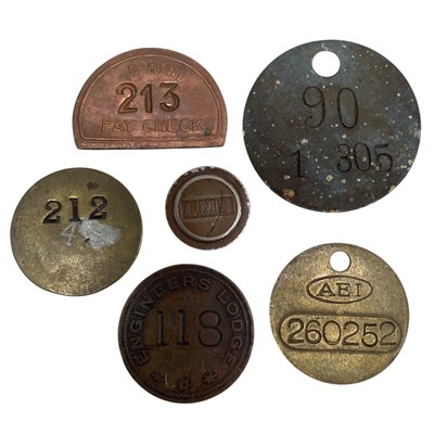 Lot 154 - Miners / Railway Checks.