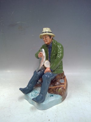 Lot 6 - A Royal Doulton Figure, " A Good Catch ". The...