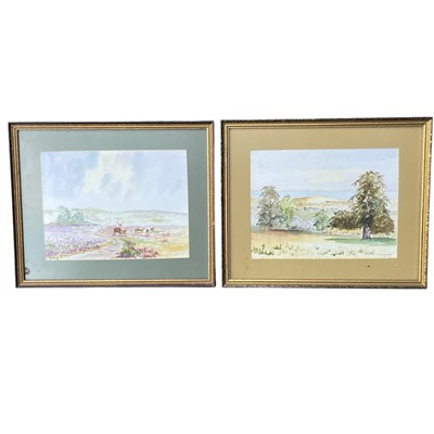 Lot 180 - C Williams. Two framed Watercolours of...