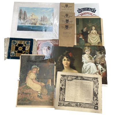 Lot 187 - Assorted prints, including "Victory at...