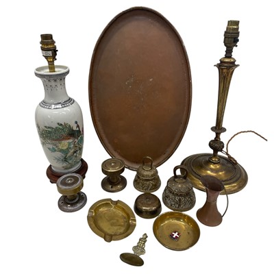 Lot 198 - A collection of Copper and Brassware,...