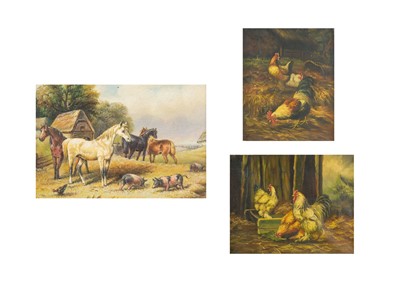 Lot 112 - Three Decorative Imitations of Victorian Scenes
