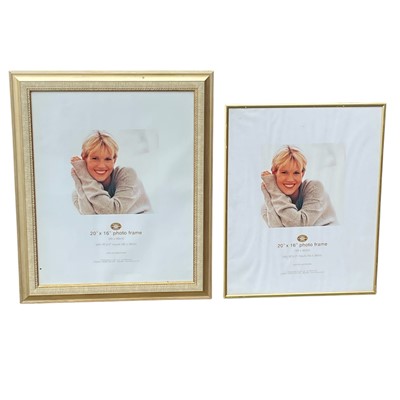 Lot 234 - Two Gilt finish Photo frames to take pictures,...