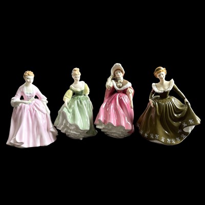 Lot 53 - Four Royal Daulton figures, approx 20cm tall....