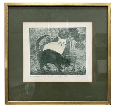 Lot 90 - An indistinctly signed trial proof print...