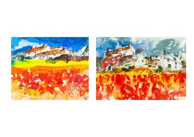 Lot 99 - Sue HOWELLS (1948), Summer Ways, Watercolour...
