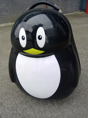 Lot 155 - A Child's Penguin Suitcase. The Case is 45cm...