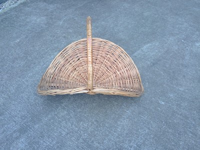 Lot 156 - A Wicker Flower Trug. The Trug measures 63cm...
