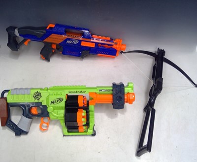 Lot 161 - Two Nerf Guns and a Crossbow. The Doominator...