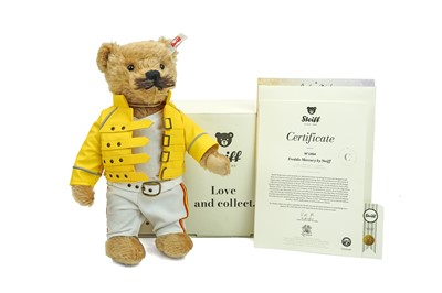 Lot 243 - A boxed Steiff limited edition Freddie Mercury bear.