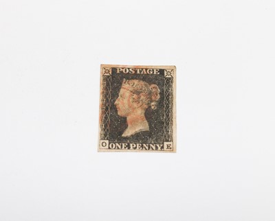 Lot 336 - Stamps: A good 4 margin 1840 1d Black with...