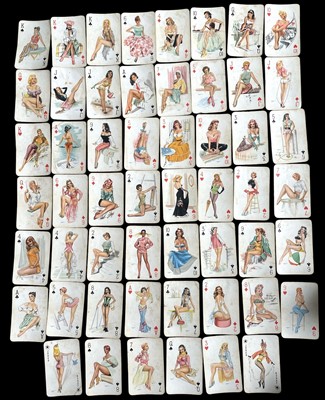 Lot 171 - A full set of vintage "Darling Playing Cards"...