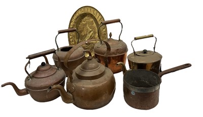 Lot 173 - A selection of copper and brassware.