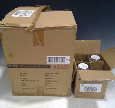 Lot 181 - Twenty-eight Brand New Pint Glasses with the...