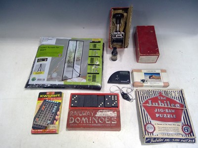 Lot 184 - A Miscellaneous Lot. A Fly Screen, Vintage...
