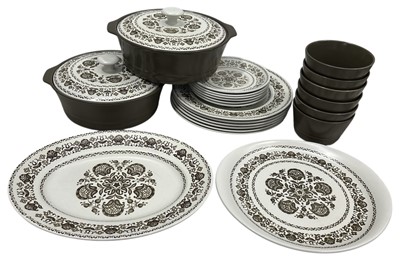 Lot 186 - A Woods & Sons 'Salamanca' part dinner service.
