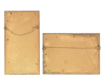 Lot 14 - Two Mexican feather pictures.